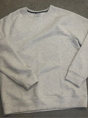 LNA Men's Light Heather Gray Crewneck Sweater
